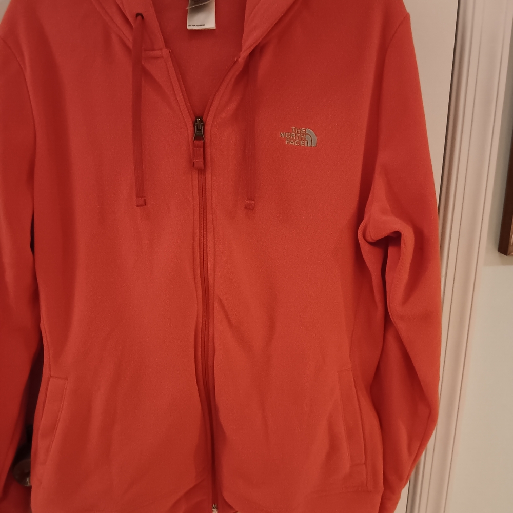 The North Face Women's Red Fleece Zip-Up Hoodie